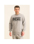 Diesel Mikina S-Gir-Division-Logo 00SWFH 0BAWT Šedá Regular Fit - Pepit.cz