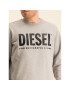 Diesel Mikina S-Gir-Division-Logo 00SWFH 0BAWT Šedá Regular Fit - Pepit.cz