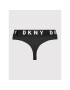 DKNY Kalhotky string DK4529 Černá - Pepit.cz