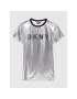 DKNY Každodenní šaty D32830 M Stříbrná Regular Fit - Pepit.cz