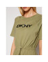 DKNY Každodenní šaty P1BD7EGQ Zelená Regular Fit - Pepit.cz