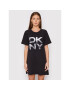 DKNY Noční košile YI2322489 Černá Regular Fit - Pepit.cz