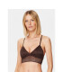 DKNY Podprsenka Bralette DK4021 Hnědá - Pepit.cz