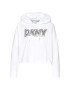 DKNY Sport Mikina DP0T7476 Bílá Cropped Fit - Pepit.cz