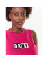 DKNY Sport Top DP2T5892 Bordó Classic Fit - Pepit.cz