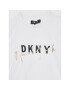 DKNY T-Shirt D35S02 M Bílá Regular Fit - Pepit.cz