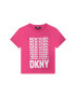 DKNY T-Shirt D35S76 D Růžová Regular Fit - Pepit.cz