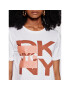 DKNY T-Shirt P0EBCCNA Bílá Regular Fit - Pepit.cz