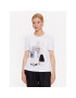 DKNY T-Shirt P3DHRSLK Bílá Regular Fit - Pepit.cz