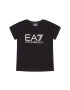 EA7 Emporio Armani T-Shirt 3KFT51 FJ2HZ 1200 Černá Regular Fit - Pepit.cz