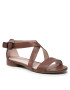 ECCO Sandály Flat Sandal II 208413 01350 Hnědá - Pepit.cz