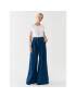 Elisabetta Franchi Jeansy PJ-28I-36E2-V450 Modrá Wide Leg - Pepit.cz