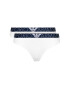 Emporio Armani Underwear Sada 2 kusů klasických kalhotek 163334 1P227 04710 Bílá - Pepit.cz