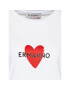 Ermanno Firenze T-Shirt D42EL023EK4 Bílá Regular Fit - Pepit.cz