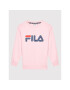 Fila Mikina Tim Logo 688022 Růžová Regular Fit - Pepit.cz