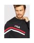 Fila Mikina Zeitz FAM0088 Černá Relaxed Fit - Pepit.cz