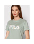 Fila T-Shirt Basco FAW0098 Zelená Regular Fit - Pepit.cz