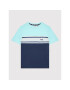 Fila T-Shirt Burbank Blocked FAT0098 Tmavomodrá Regular Fit - Pepit.cz