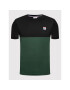 Fila T-Shirt Cian Blocked 688985 Zelená Regular Fit - Pepit.cz