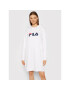 Fila Úpletové šaty Elish 688928 Bílá Oversize - Pepit.cz