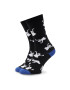 Fun Socks Sada 4 párů vysokých ponožek unisex FS-FU71108 Černá - Pepit.cz