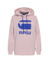 G-Star Raw Mikina Boyfriend Diamond Line Graphic Hooded D16236-A613-B243 Růžová Loose Fit - Pepit.cz