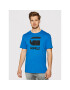 G-Star Raw T-Shirt Flock Hamburger Logo D19861-336-C197 Modrá Regular Fit - Pepit.cz