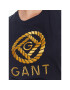 Gant T-Shirt Rope Icon 4200227 Tmavomodrá Regular Fit - Pepit.cz