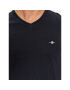 Gant T-Shirt Slim Shield V-Neck 2003186 Černá Slim Fit - Pepit.cz