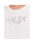 Gaudi Jeans T-Shirt 311BD64053 Bílá Regular Fit - Pepit.cz