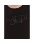 Gaudi Jeans T-Shirt 311BD64053 Černá Regular Fit - Pepit.cz