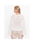 Gina Tricot Svetr Knitted openwork sweater 19466 Bílá Regular Fit - Pepit.cz