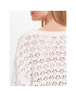 Gina Tricot Svetr Knitted openwork sweater 19466 Bílá Regular Fit - Pepit.cz