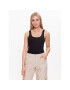 Gina Tricot Top Rib tank 19105 Černá Regular Fit - Pepit.cz