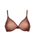 Gossard Podprsenka s kosticemi Glossies Sheer Moulded 6271 Hnědá - Pepit.cz