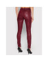 Guess Jeansy W2RA46 WE641 Bordó Skinny Fit - Pepit.cz