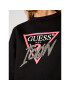 Guess Mikina Icon Fleece W1RQ04 K68I0 Černá Regular Fit - Pepit.cz