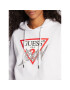 Guess Mikina Icon W2BQ17 KB683 Bílá Regular Fit - Pepit.cz