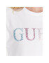 Guess Mikina Logo W3GQ09 KBK32 Bílá Relaxed Fit - Pepit.cz