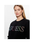 Guess Mikina Logo W3GQ09 KBK32 Černá Relaxed Fit - Pepit.cz