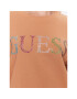 Guess Mikina Logo W3GQ09 KBK32 Hnědá Relaxed Fit - Pepit.cz