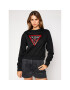 Guess Mikina Vinyl Triangle Fleece W0BQ05 K8800 Černá Relaxed Fit - Pepit.cz