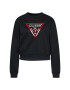 Guess Mikina Vinyl Triangle Fleece W0BQ05 K8800 Černá Relaxed Fit - Pepit.cz