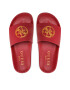 Guess Nazouváky 4G Logo Beach Slippers E2GZ01 BB00F Bordó - Pepit.cz