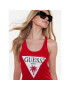 Guess Plážové šaty Logo E3GP03 JA914 Bordó Regular Fit - Pepit.cz