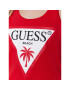 Guess Plážové šaty Logo E3GP03 JA914 Bordó Regular Fit - Pepit.cz