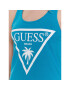 Guess Plážové šaty Logo E3GP03 JA914 Modrá Regular Fit - Pepit.cz