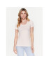 Guess T-Shirt Adelina W3RI14 J1314 Růžová Slim Fit - Pepit.cz