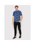 Guess T-Shirt All Over Logo Z2YI08 J1311 Modrá Regular Fit - Pepit.cz