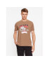 Guess T-Shirt Banksy M3BI98 JR06K Hnědá Slim Fit - Pepit.cz